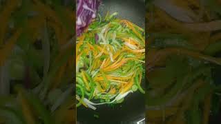 Verduras salteadas al wok con arroz [upl. by Ysnap]