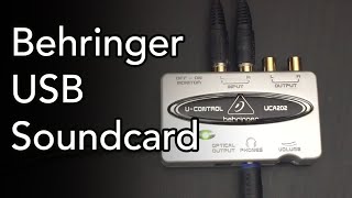 Behringer USB Soundcard UCA202  Review [upl. by Nuahsak940]