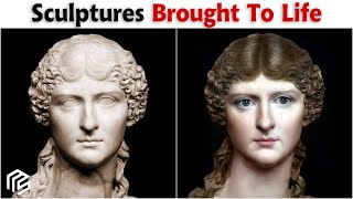 Historical Statues Brought To Life Using Colorization amp AI Technology [upl. by Gignac]