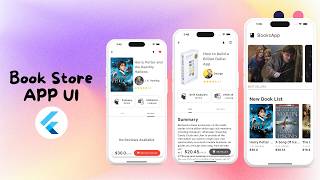 Flutter UI  Book App  Book Store App in Flutter [upl. by Aelat]