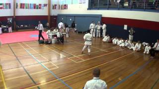 gkr nz nats 16 11 2014 ring3 12 13 male 6th 4th kata 02 saifa [upl. by Martz]