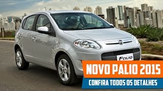 Novo Palio 2015  Preço Consumo Ficha Técnica Avaliação e interior [upl. by Cariotta]