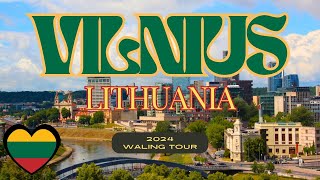 🇱🇹 Vilnius Walking Tour 4K  Explore Lithuanias Charming Capital  42Minute City Highlights [upl. by Lohcin]