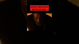 Top 5 Highest IMDb Rated Movies 2024 Highest Rated Movies of 2024 as per IMDb shortvideo shorts [upl. by Skippy]