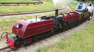 5928 MOUNT KILIMANJARO EAR CLASS 59 ON 7 14 INCH RAINSBROOK VALLEY RAILWAY RUGBY 190622 [upl. by Budwig]