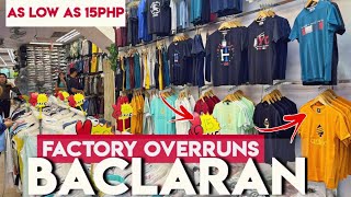 BACLARAN FACTORY OVERRUNS  As low as ₱15😱 [upl. by Suoivatra]