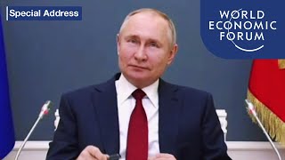 Special Address by Vladimir Putin President of the Russian Federation  DAVOS AGENDA 2021 [upl. by Katharina]