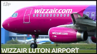 Low Cost Luton Airport  Wizz air EasyJet Ryanair First Choice Monarch Flybe HD High Definition [upl. by Nac]