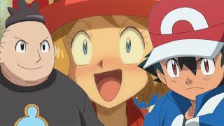 Ash and Tierno FIGHT Over Serena [upl. by Teferi]