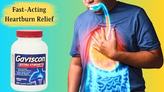 Gaviscon Extra Strength Antacid Tablets  FastActing Heartburn Relief [upl. by Mellie]