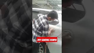 Dry Sanding Dempuldempulmobil bodyrepair amplas mesin dry sanding [upl. by Einnor]