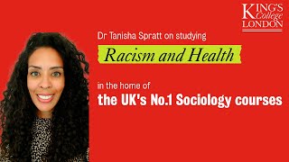 Study Racism and Health at the home of the UKs No1 Sociology courses [upl. by Halley]