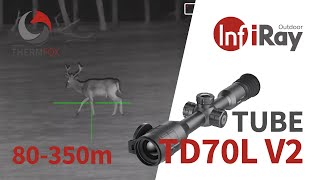 Thermfox  InfiRay TUBE TD70L V2 nightvision [upl. by Macdougall105]