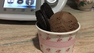 Helado de galletas Oreo casero Helado de Oreo Thermomix [upl. by Otilia311]