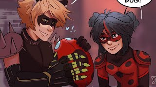 They Are Dating  Miraculous Ladybug Comic Dub [upl. by Willamina]