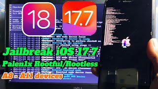 Jailbeak iPhoneiPad iOS 18177  iOS 15 use Palen1X RootlessRootful got successful for on Widows [upl. by Ytram]