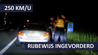 Politie  250 KMU  Rijbewijs ingevorderd  Dienst INFRA [upl. by Yrahk764]