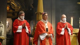 Confirmation dadultes par Monseigneur Michel Aupetit à Paris Eglise St Sulpice [upl. by Ecinert]