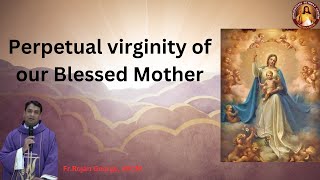 Nativity Novena  Perpetual virginity of our Blessed Mother  Fr Rojan George VRCM [upl. by Neeliak]