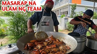 MASARAP MADALING LUTUIN NA ULAM  SWEET GARLIC SPICY BUTTER CRAB  ANG DAMING NAKAIN NG TEAM [upl. by Marabel]