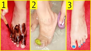 Tan Removal Feet Whitening Spa Pedicure At Home With LIVE DEMO [upl. by Sil]