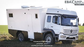 Mercedes Atego 4x4 Cyber Expedition Vehicle  Ebacamp  MercedesBenz [upl. by Valentijn]