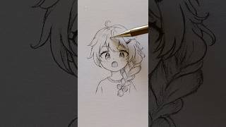 Drawing super cute girl [upl. by Sapers]