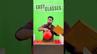 Experiment video of pressure force and area CBSE class 9 physics easy classes monu sir shorts [upl. by Carilla]