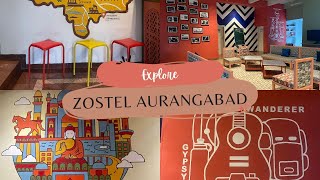 A Complete Tour of Zostel Aurangabad  Budget Friendly Stays for Solo Travellers [upl. by Arvo]