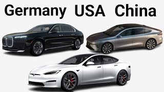 Tesla Model S Plaid vs Nio ET7 vs BMW i7  2025 EVs Battle of the Best [upl. by Willem569]