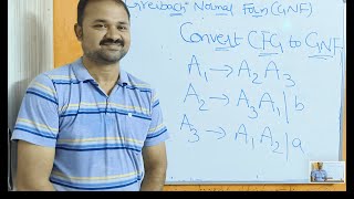 Greibach Normal Form  Converting CFG to GNF  TOC  FLAT  Theory of Computation  Example 3 [upl. by Imelida]