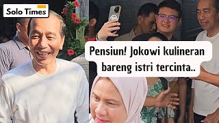 JOKOWI amp IRIANA Kulineran Bikin Kaget Pembeli Soto Triwindu [upl. by Conlon185]