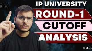 IPU BTECH ROUND1 CUTOFF ANALYSIS  IPU BTECH [upl. by Ardiekal]