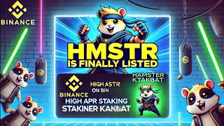 HMSTR Token The Next Big Crypto Listing on Binance  Super Earn Staking Opportunity [upl. by Rafi]