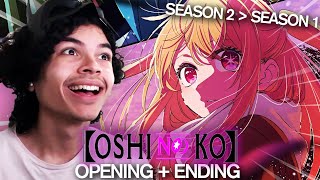 musicians first time reacting to oshi no ko season 2 opening  ending [upl. by Yrallam327]