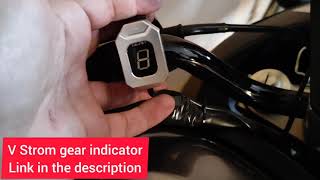 V Strom DL 650  1000 gear indicator from AliExpress [upl. by Nivan]