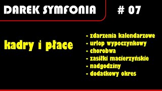 Symfonia Kadry i Płace  Zdarzenia kalendarzowe 07 [upl. by Eustazio168]