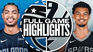 MAGIC at SPURS  NBA PRESEASON FULL GAME HIGHLIGHTS  October 9 2024 [upl. by Treblig]