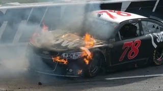 NASCAR Martinsville extended race highlights [upl. by Acisseg81]