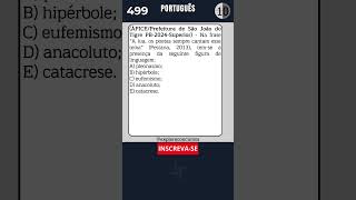 📘 QUESTÃO DE PORTUGUÊS PARA CONCURSOS quiz concurso portugues simulado teste linguaportuguesa [upl. by Vivia465]