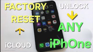 Factory Reset Any iPhone iCloud Locked to Owner Unlock [upl. by Laux721]