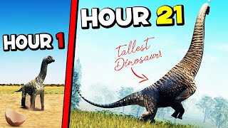 Surviving As A BABY BRACHIOSAURUS in Prior Extinction Roblox [upl. by Hsepid]