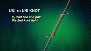 Uni to Uni Knot aka Double Uni Knot  Howto Knot Series [upl. by Penrose50]