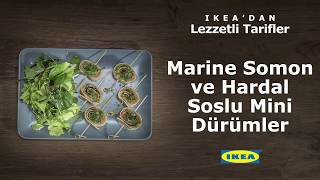 IKEA’dan Lezzetli Tarifler Marine Somon ve Hardal Soslu Mini Dürümler [upl. by Kutzenco100]