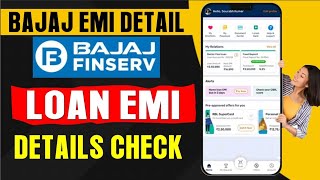 how To Check Bajaj finance Loan EMI Detail I Bajaj finance ka loan detail Kaise Pata Kare [upl. by Ellon421]