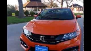 Orange Fire Pearl Honda Civic Si [upl. by Warrick]