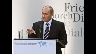 Putins famous Munich Speech 2007 [upl. by Yniatirb]