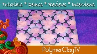 Learn how to create with polymer clay Pan Pastels and punchinella stencils [upl. by Elam560]