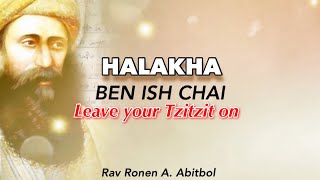 HalakhaLeave your Tzitzit on [upl. by Yhtomiht]