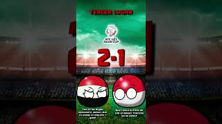 TERCER PUESTO IRAK vs INDONESIA  COPA ASIÁTICA sub23 2024 countryballs [upl. by Ellenuahs582]